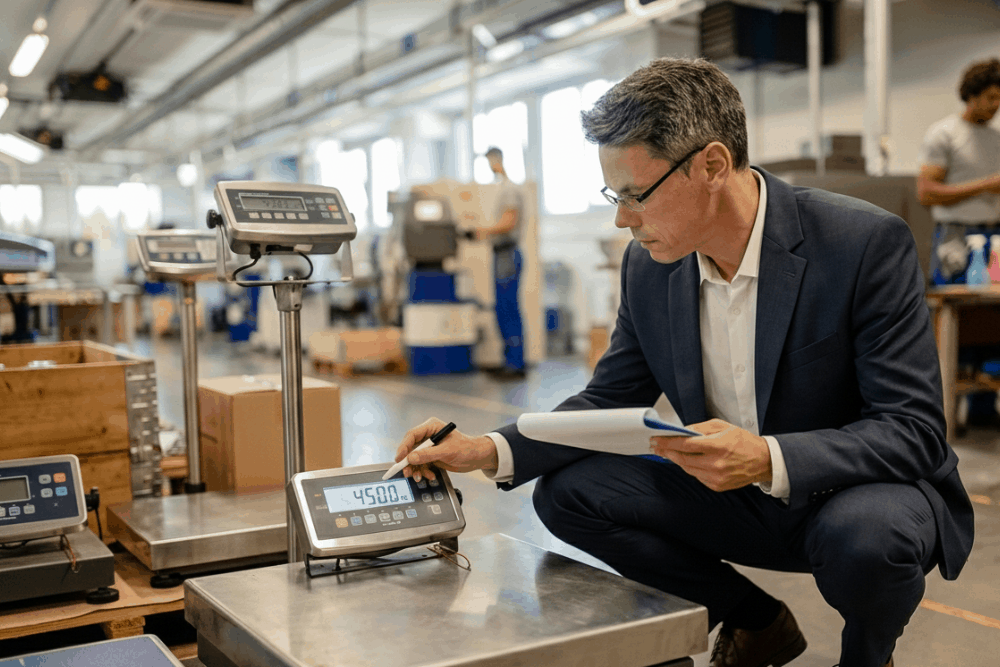 comparativa bascula piso industrial