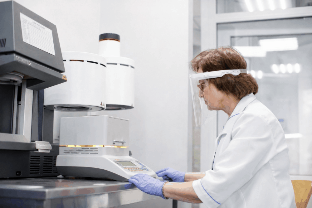 determinador de humedad para laboratorio